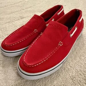 Nautica Men's Vibrant Red Boat Shoes